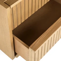 Kouva 2-Drawer Nightstand - Natural Oak
