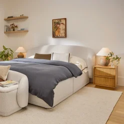 Kouva 2-Drawer Nightstand - Natural Oak
