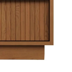 Kouva 2-Drawer Nightstand - Smoked Oak