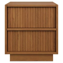 Kouva 2-Drawer Nightstand - Smoked Oak
