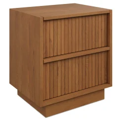 Kouva 2-Drawer Nightstand - Smoked Oak