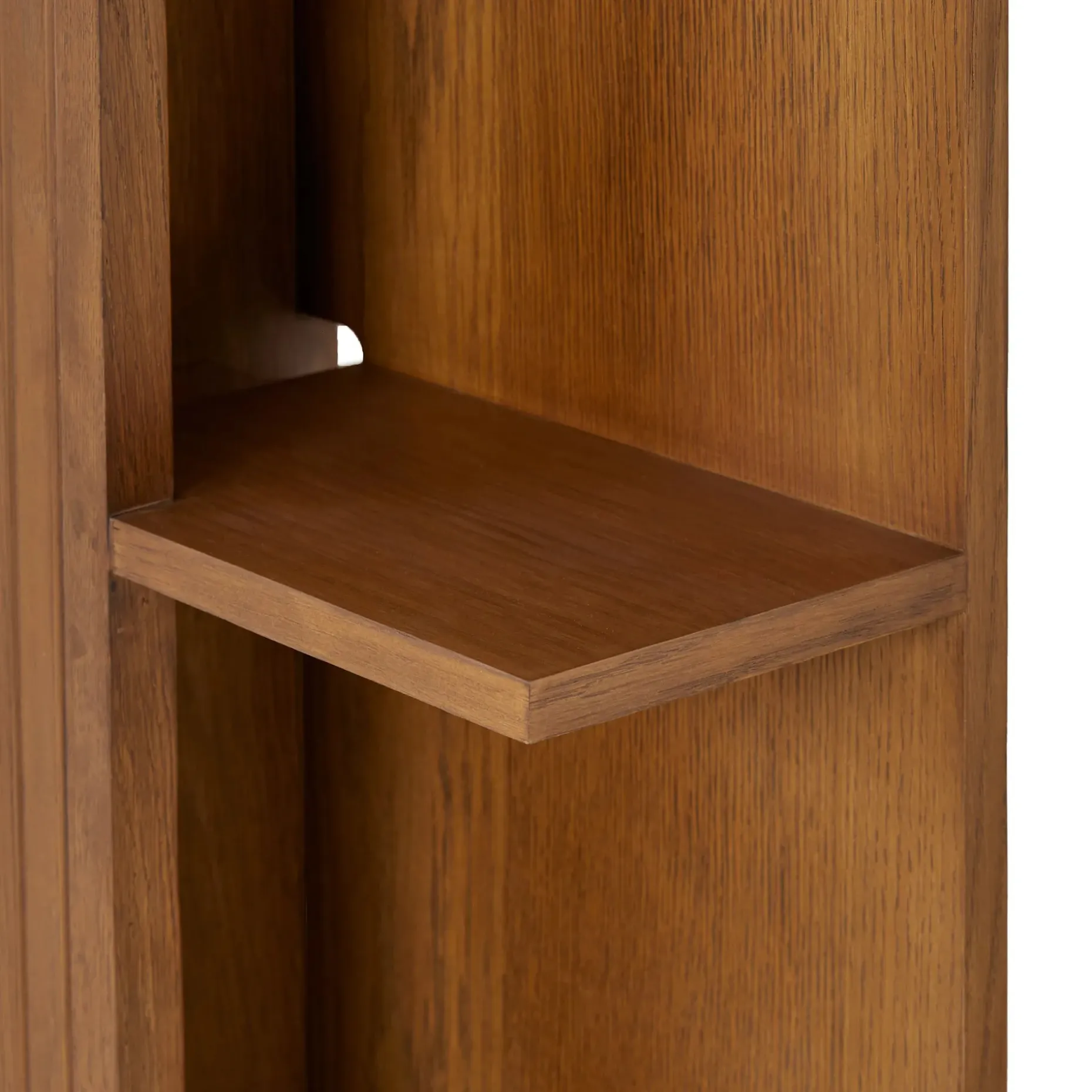 Kouva King Storage Headboard - Smoked Oak