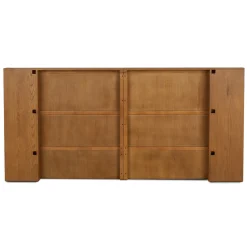 Kouva King Storage Headboard - Smoked Oak