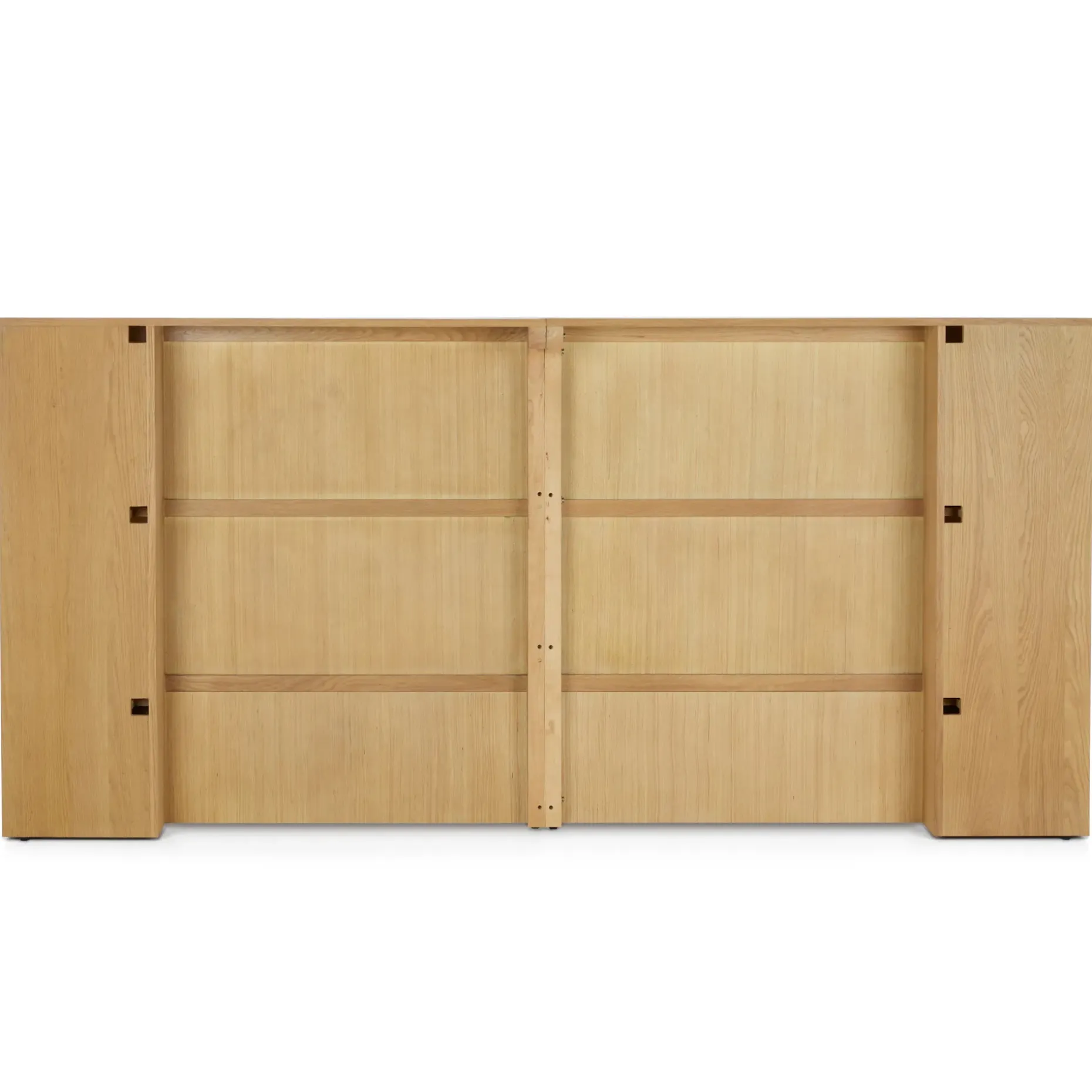 Kouva King Storage Headboard - Natural Oak