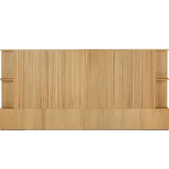 Kouva King Storage Headboard - Natural Oak