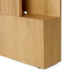 Kouva King Storage Headboard - Natural Oak