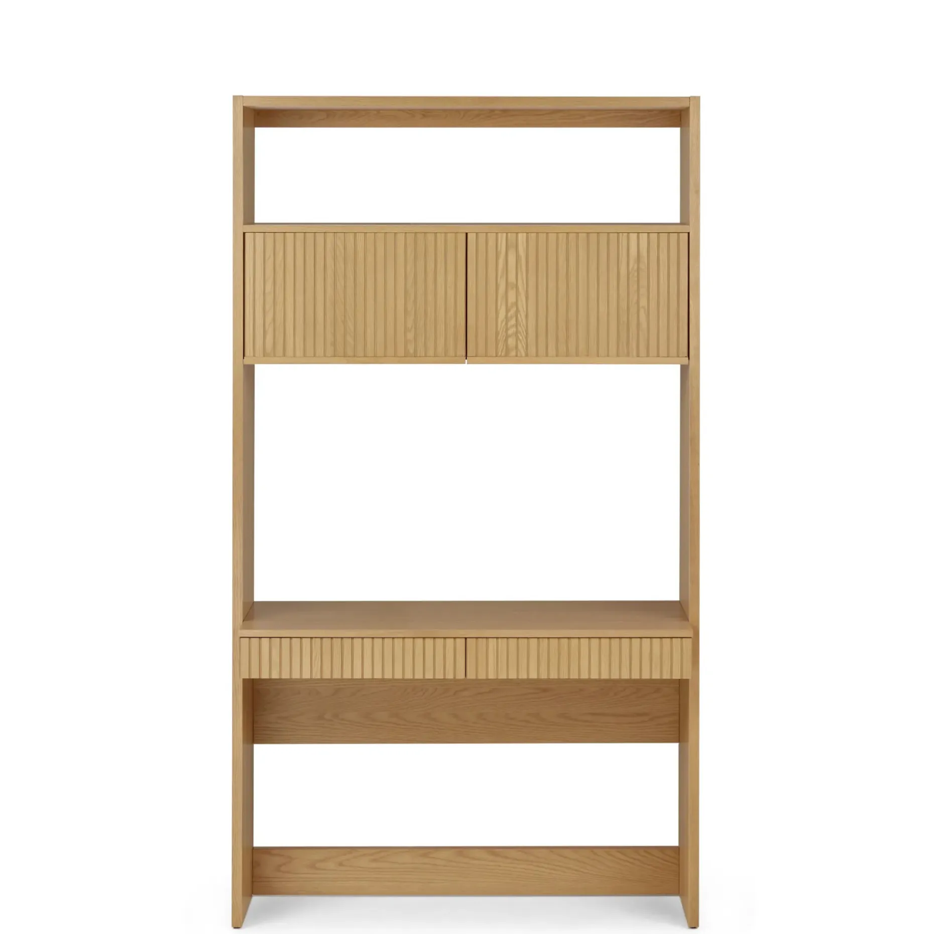 Kouva 45.75" Modular Wall Desk - Natural Oak