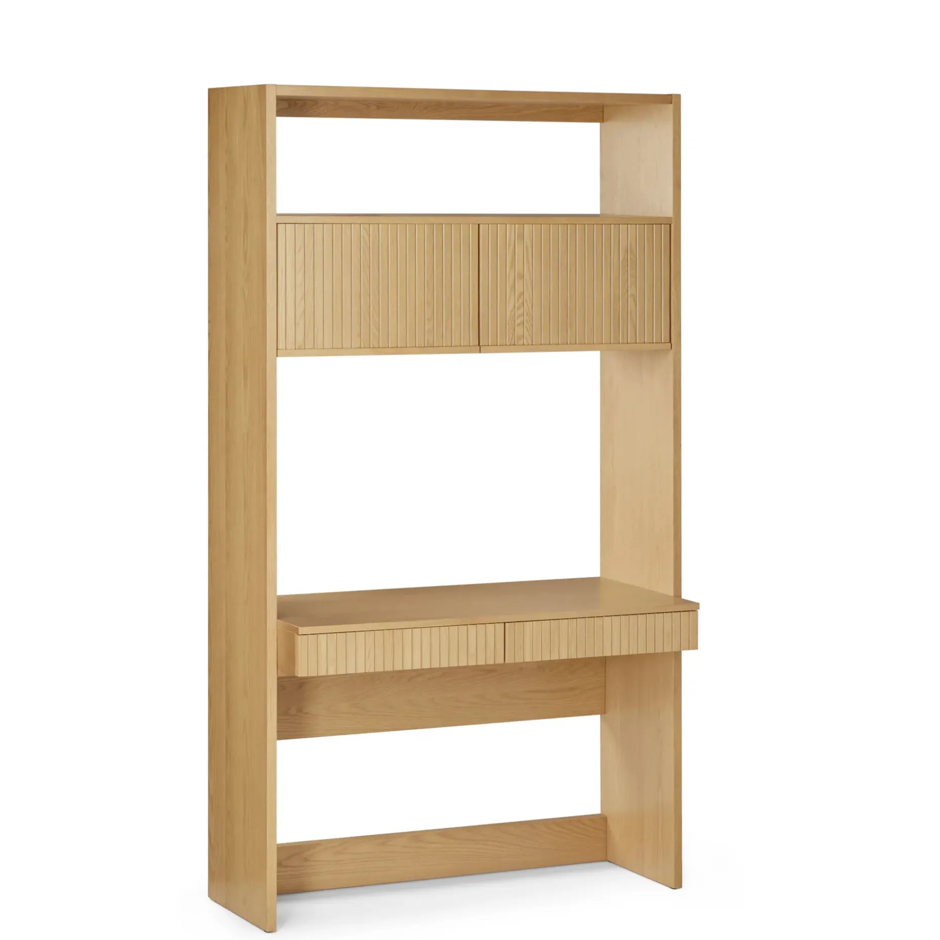 Kouva 45.75" Modular Wall Desk - Natural Oak