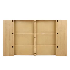 Kouva Queen Storage Headboard - Natural Oak