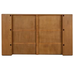 Kouva Queen Storage Headboard - Smoked Oak