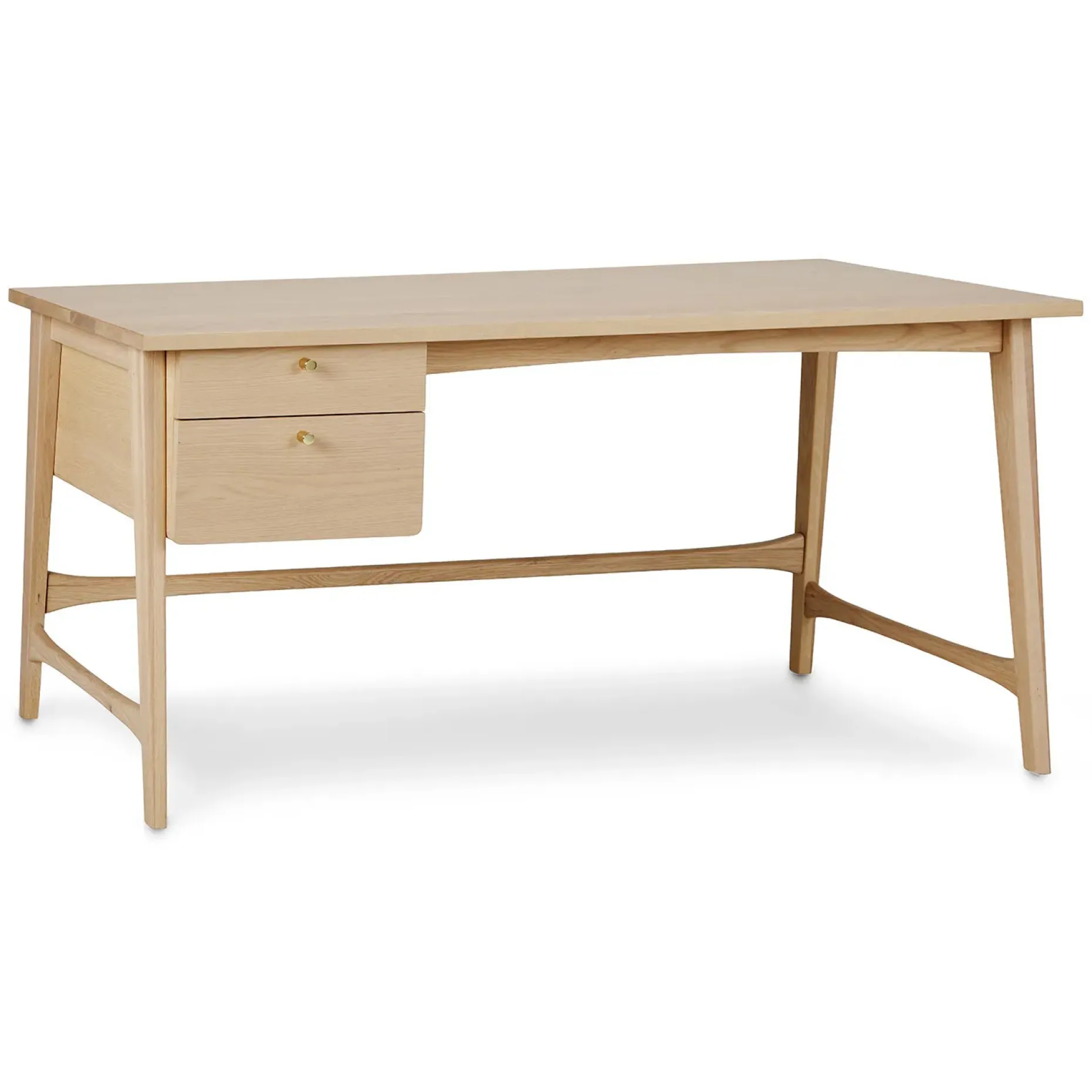 Krossa 58.5" Desk - White Oak