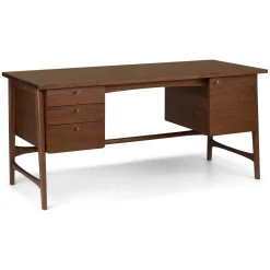 Krossa 65" Executive Desk - Walnut