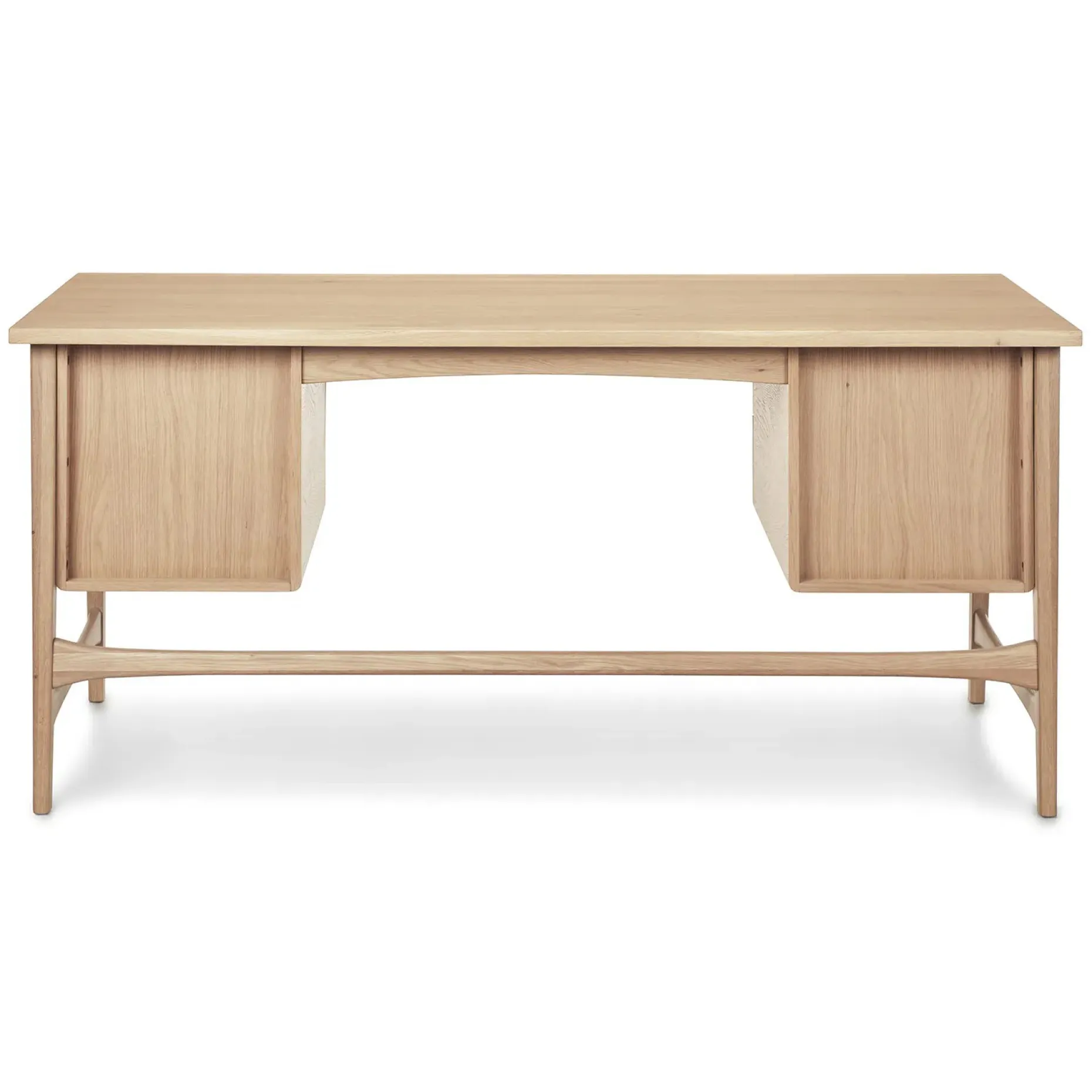 Krossa 65" Executive Desk - White Oak