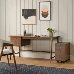 Krossa 12" File Cabinet - Walnut