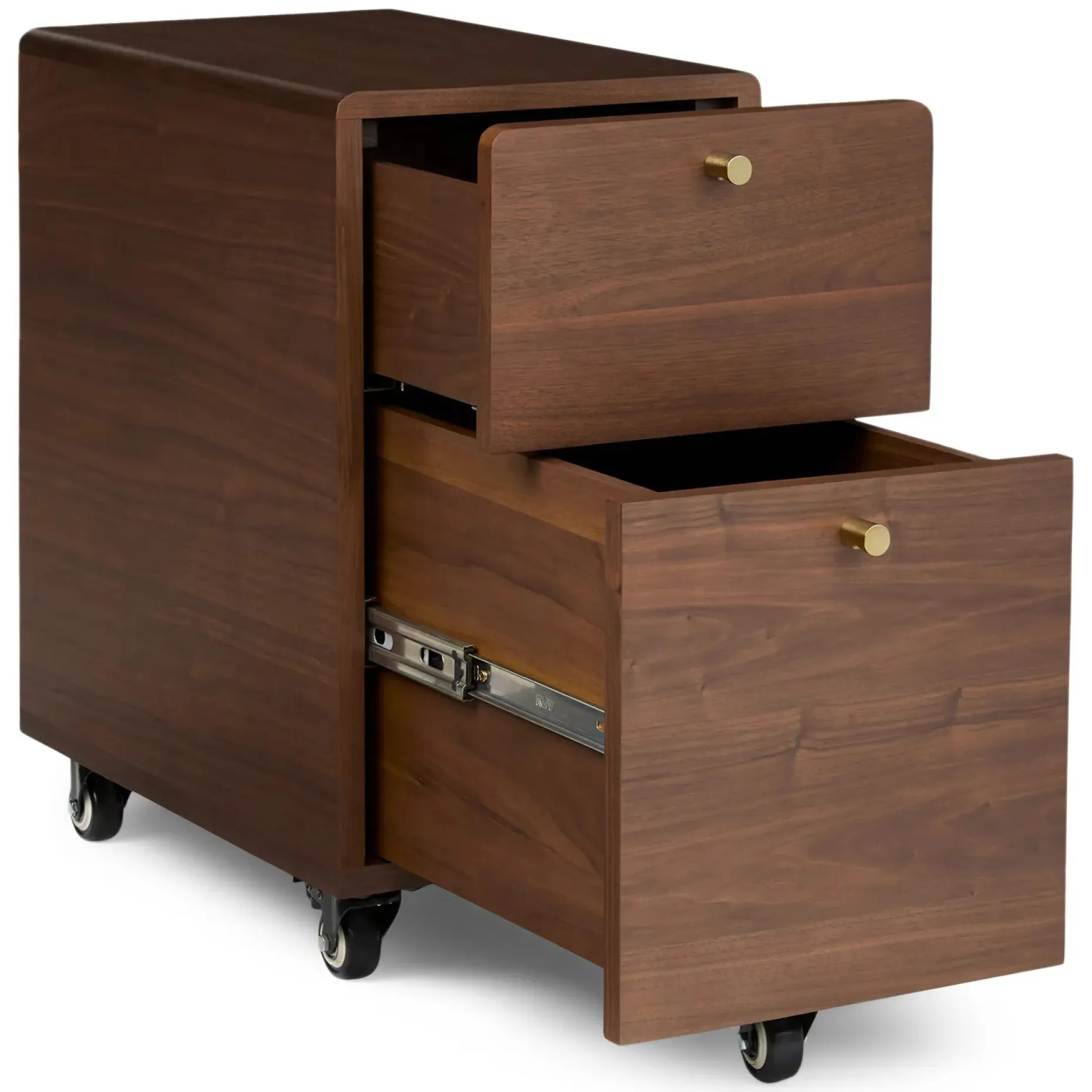 Krossa 12" File Cabinet - Walnut