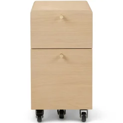 Krossa 12" File Cabinet - White Oak