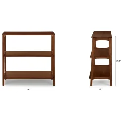 Krossa 36" Shelving Unit, Short - Walnut