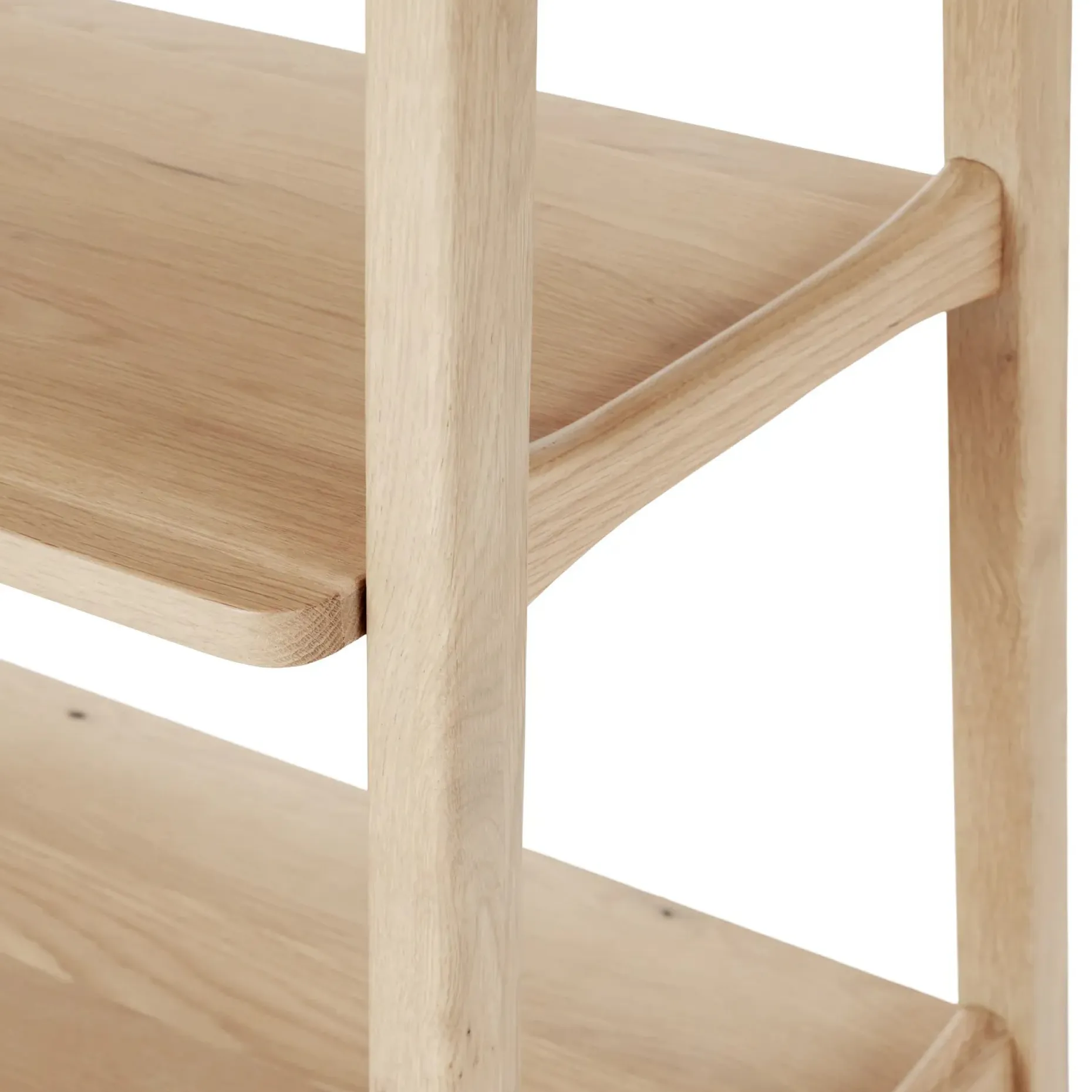 Krossa 36" Shelving Unit, Short - White Oak
