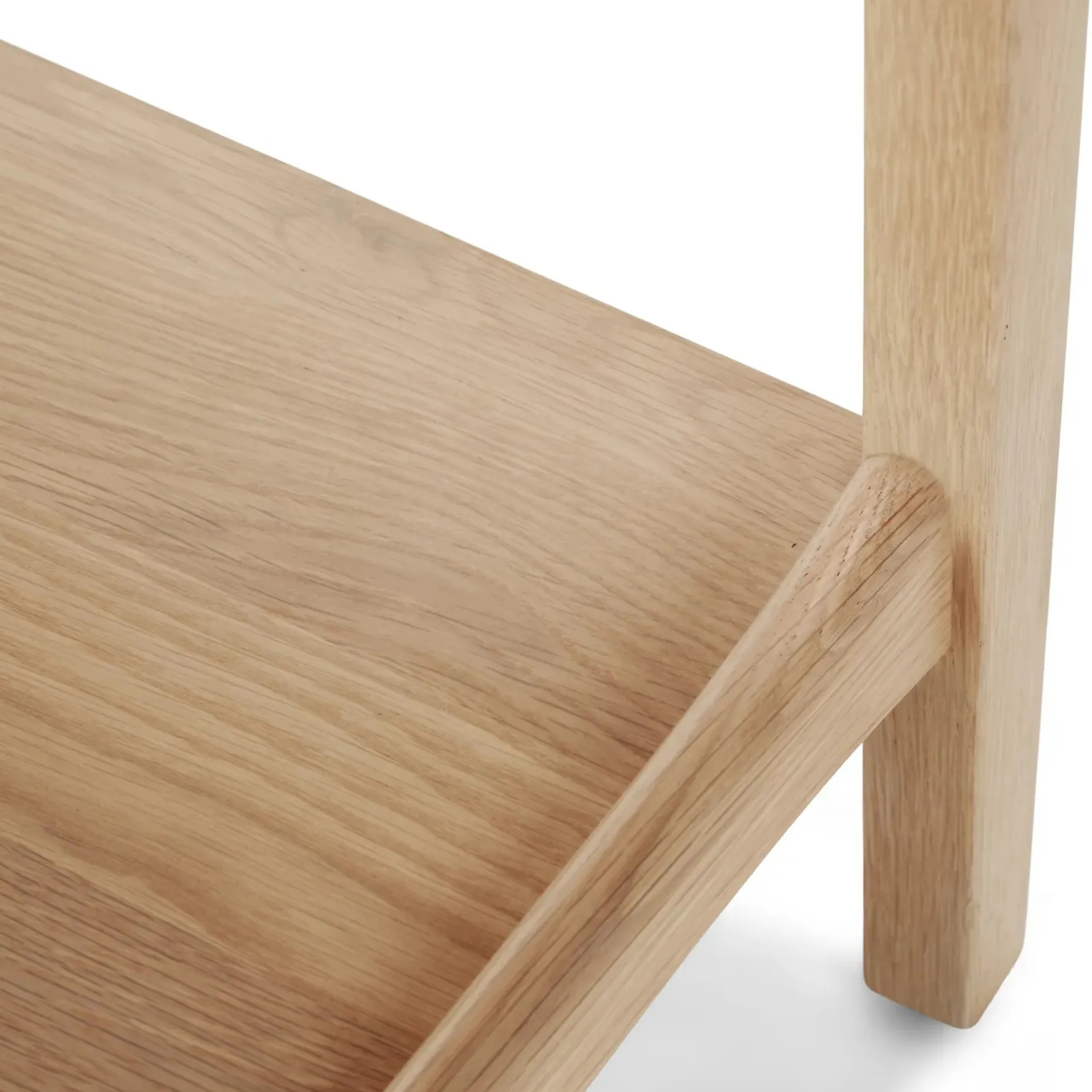 Krossa 36" Shelving Unit, Short - White Oak