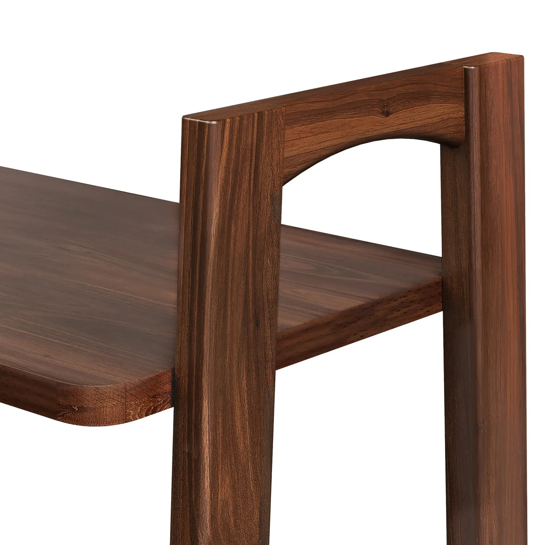 Krossa 32.5" Shelving Unit, Tall - Walnut