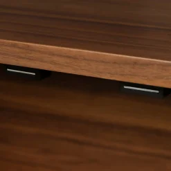 Krossa 31.5" Shelving Unit with Storage - Walnut