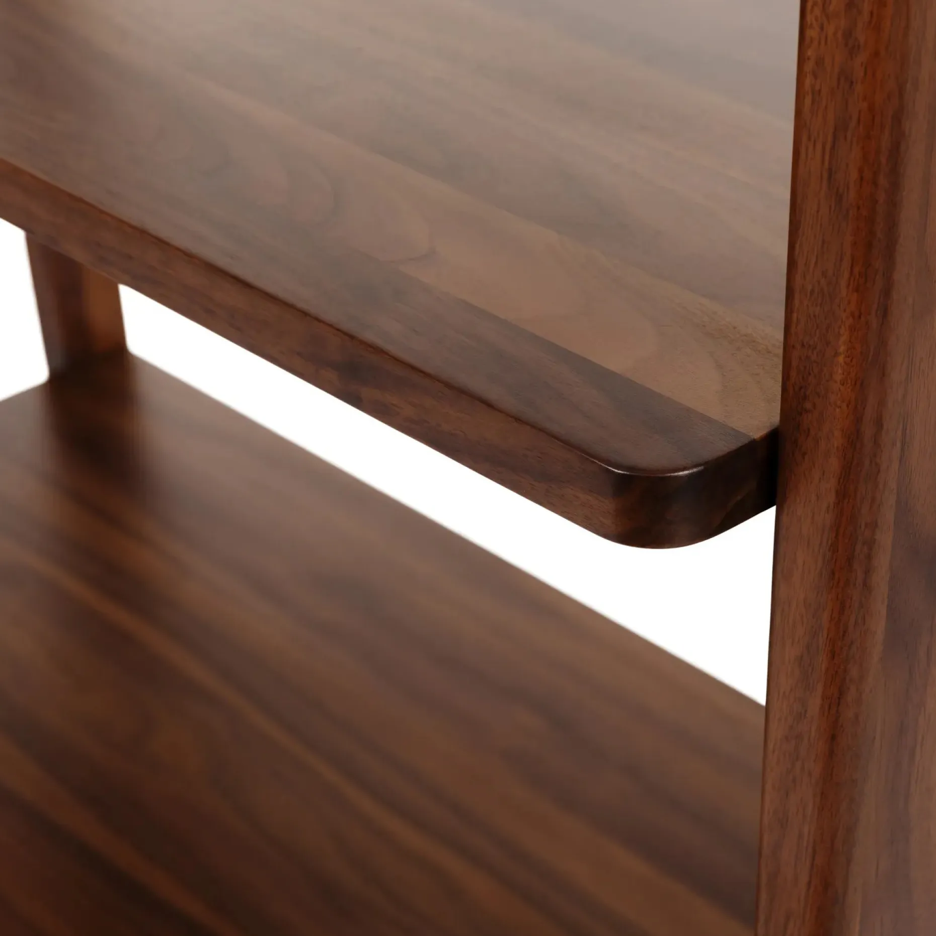 Krossa 31.5" Shelving Unit with Storage - Walnut