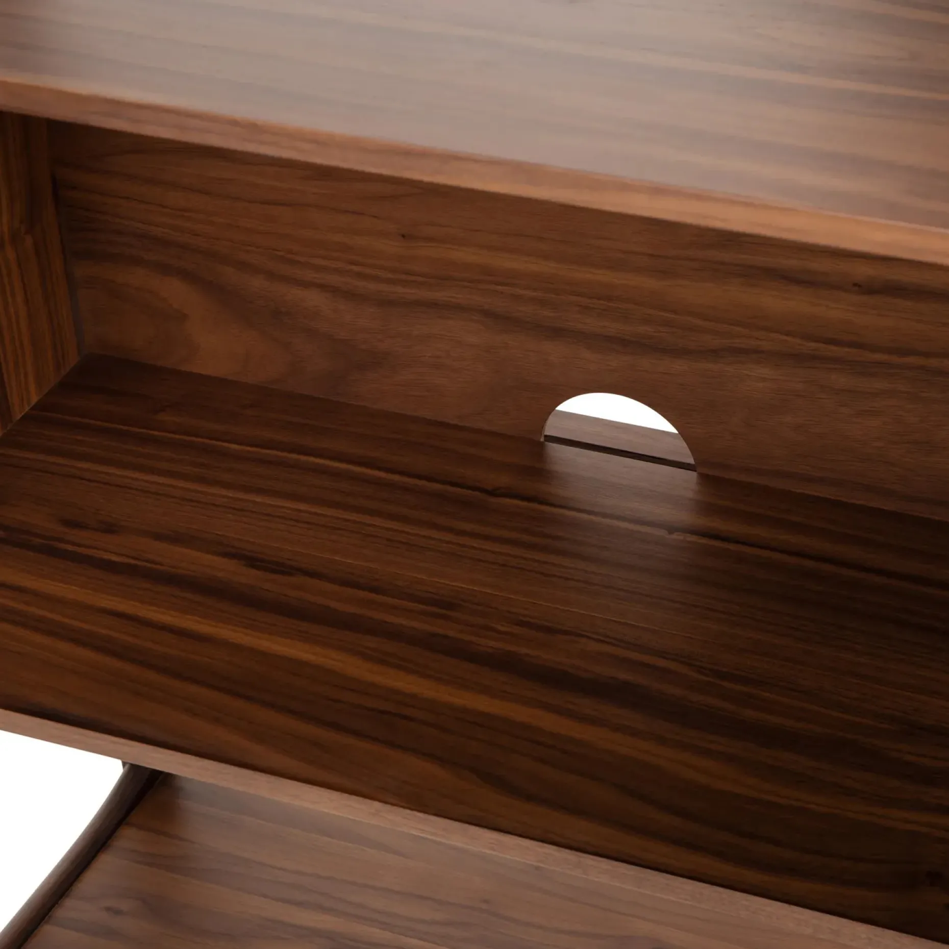 Krossa 31.5" Shelving Unit with Storage - Walnut