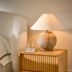 Krysto Table Lamp - Pompei Gray