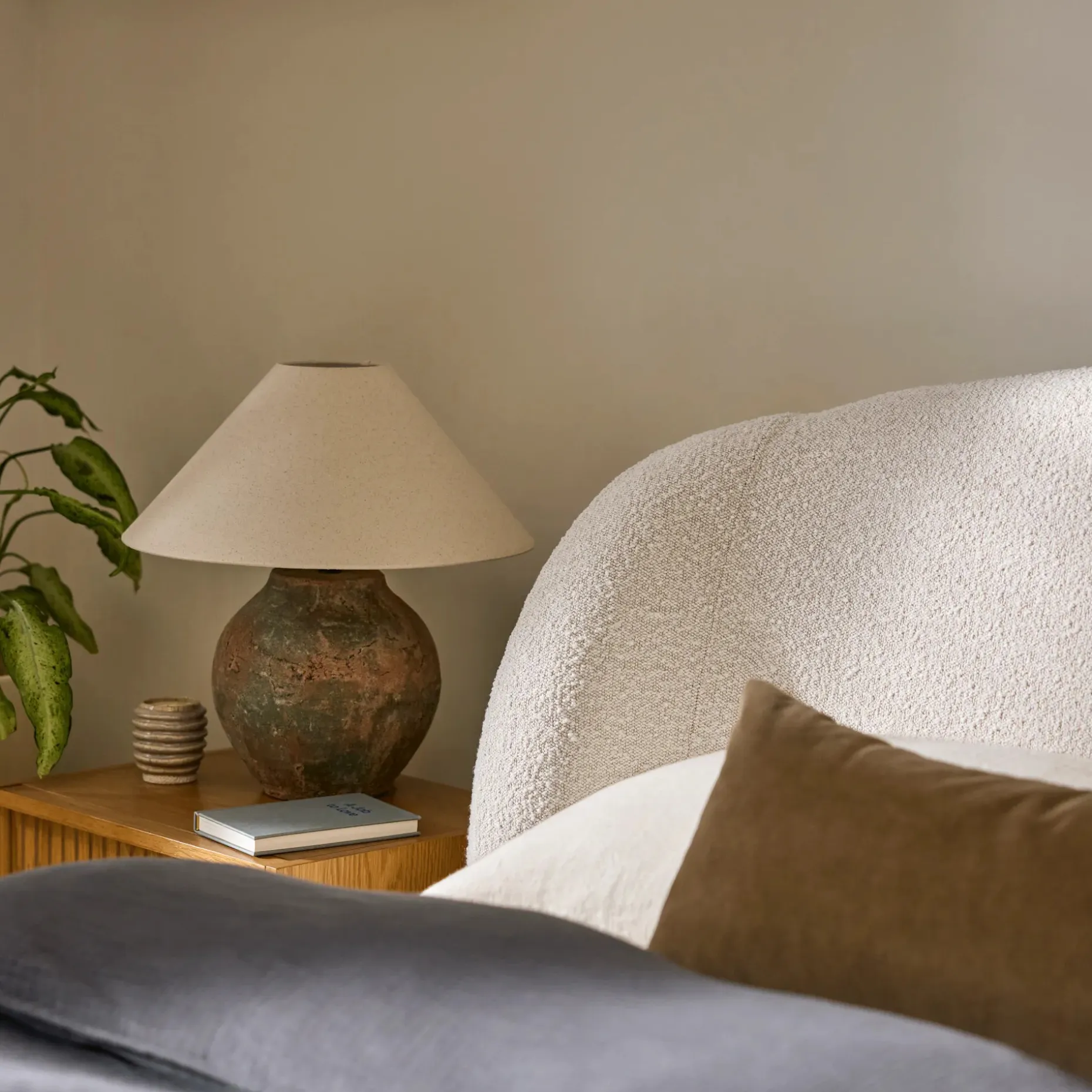 Krysto Table Lamp - Pompei Gray