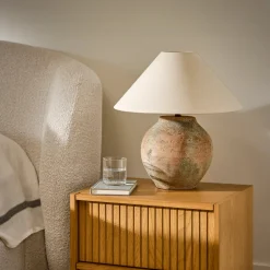 Krysto Table Lamp - Pompei Gray