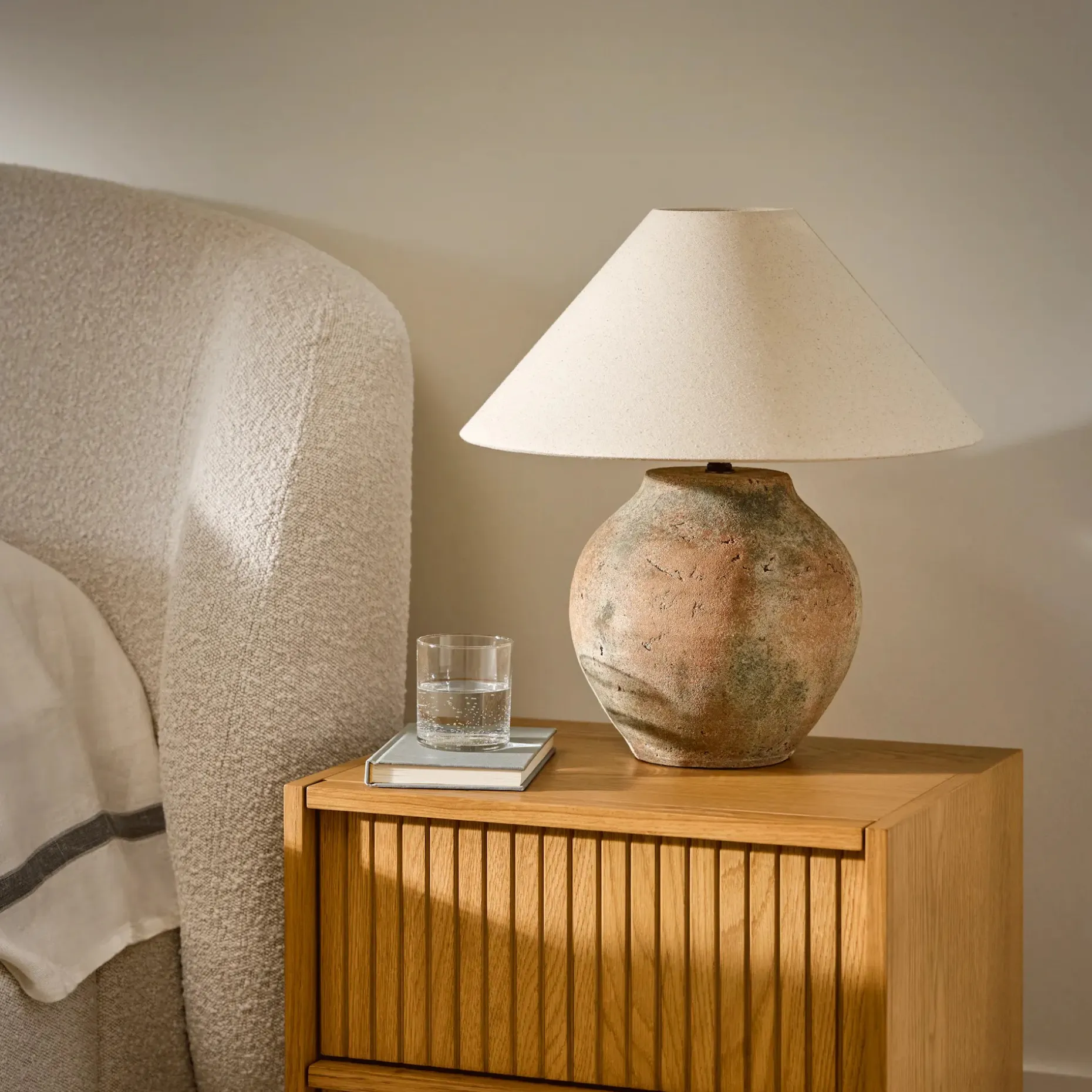 Krysto Table Lamp - Pompei Gray