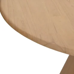 Kurasi 48" Solid Wood Round Dining Table - Natural