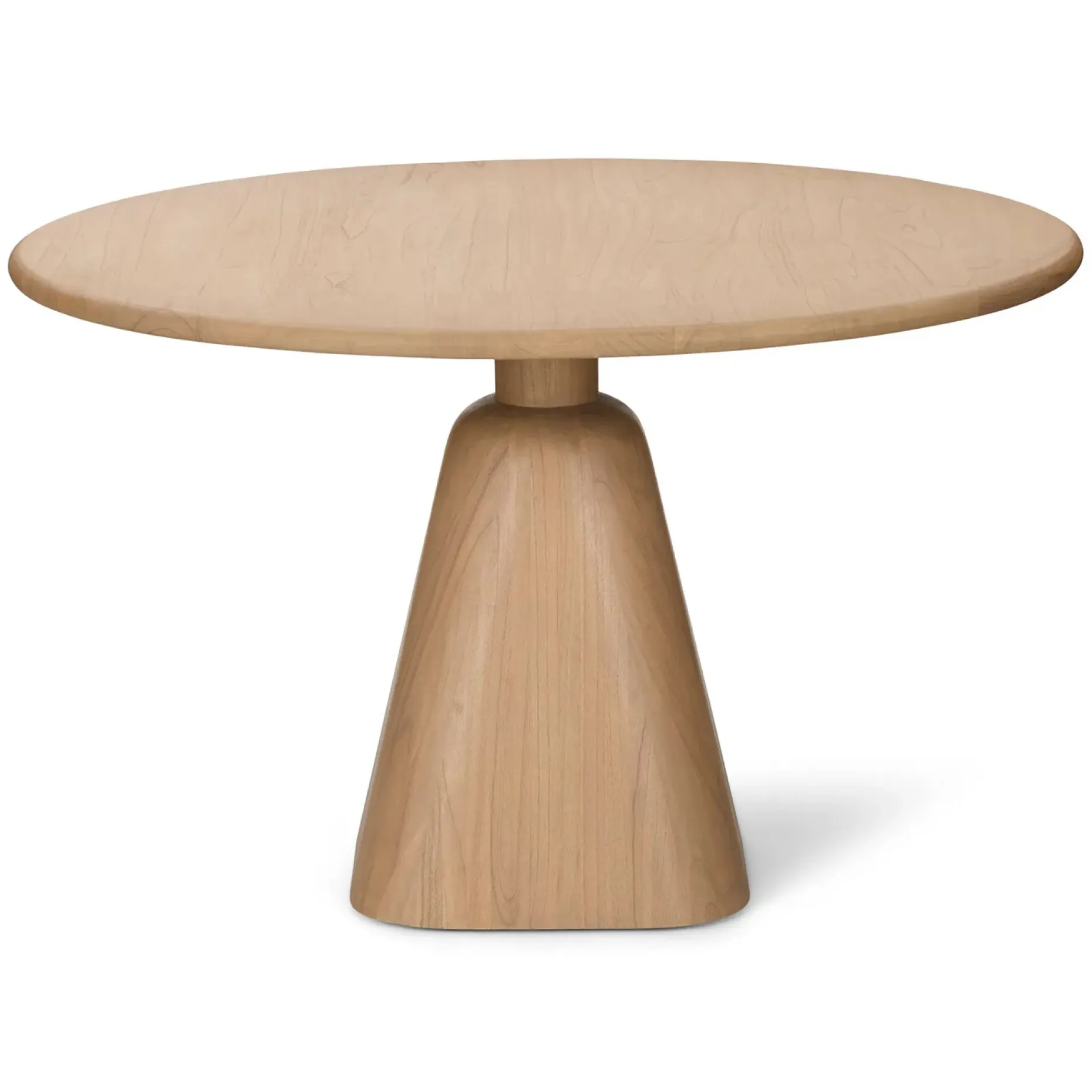 Kurasi 48" Solid Wood Round Dining Table - Natural