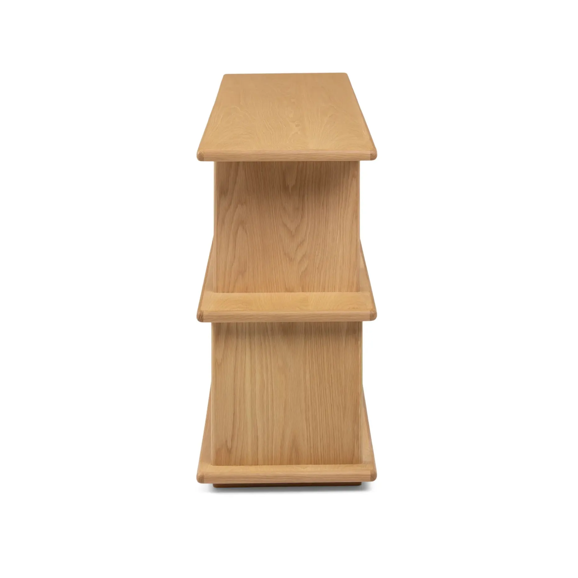 Lafora 72" Bookcase, Short - Natural Oak
