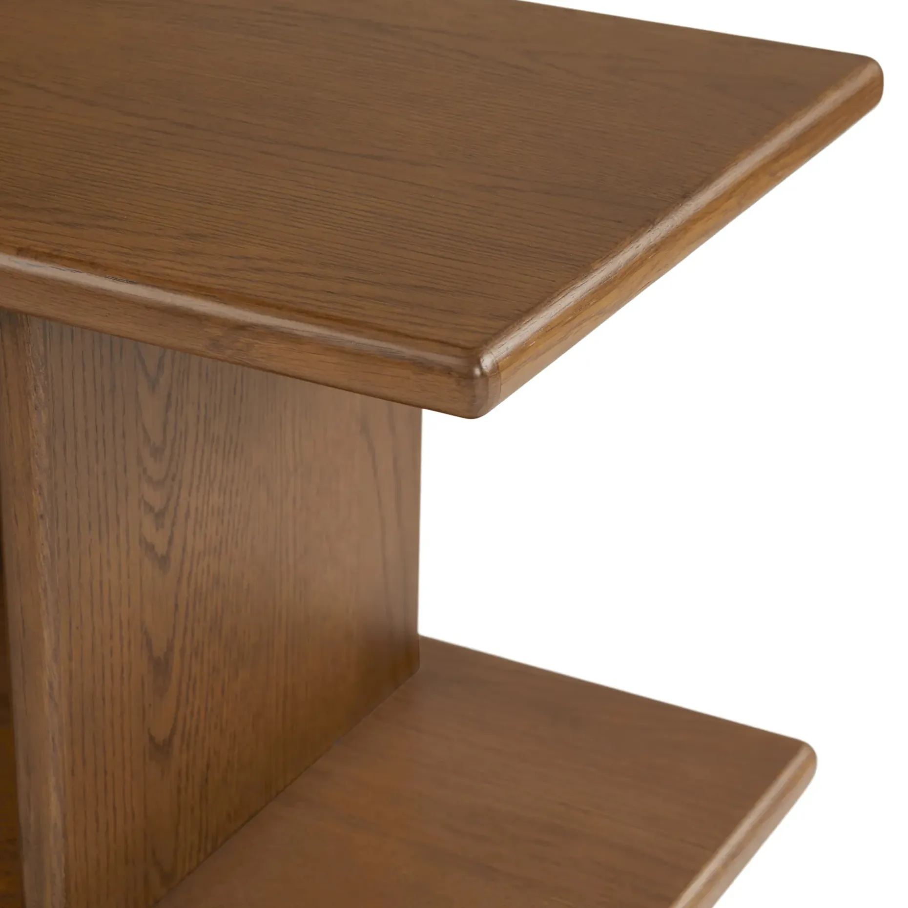 Lafora 72" Bookcase, Short - Smoked Oak
