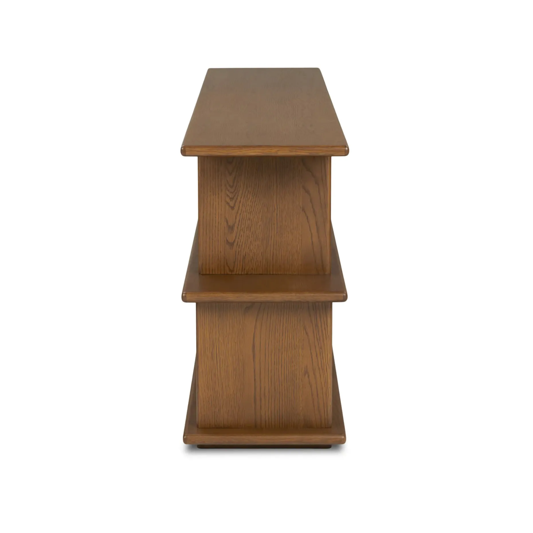 Lafora 72" Bookcase, Short - Smoked Oak