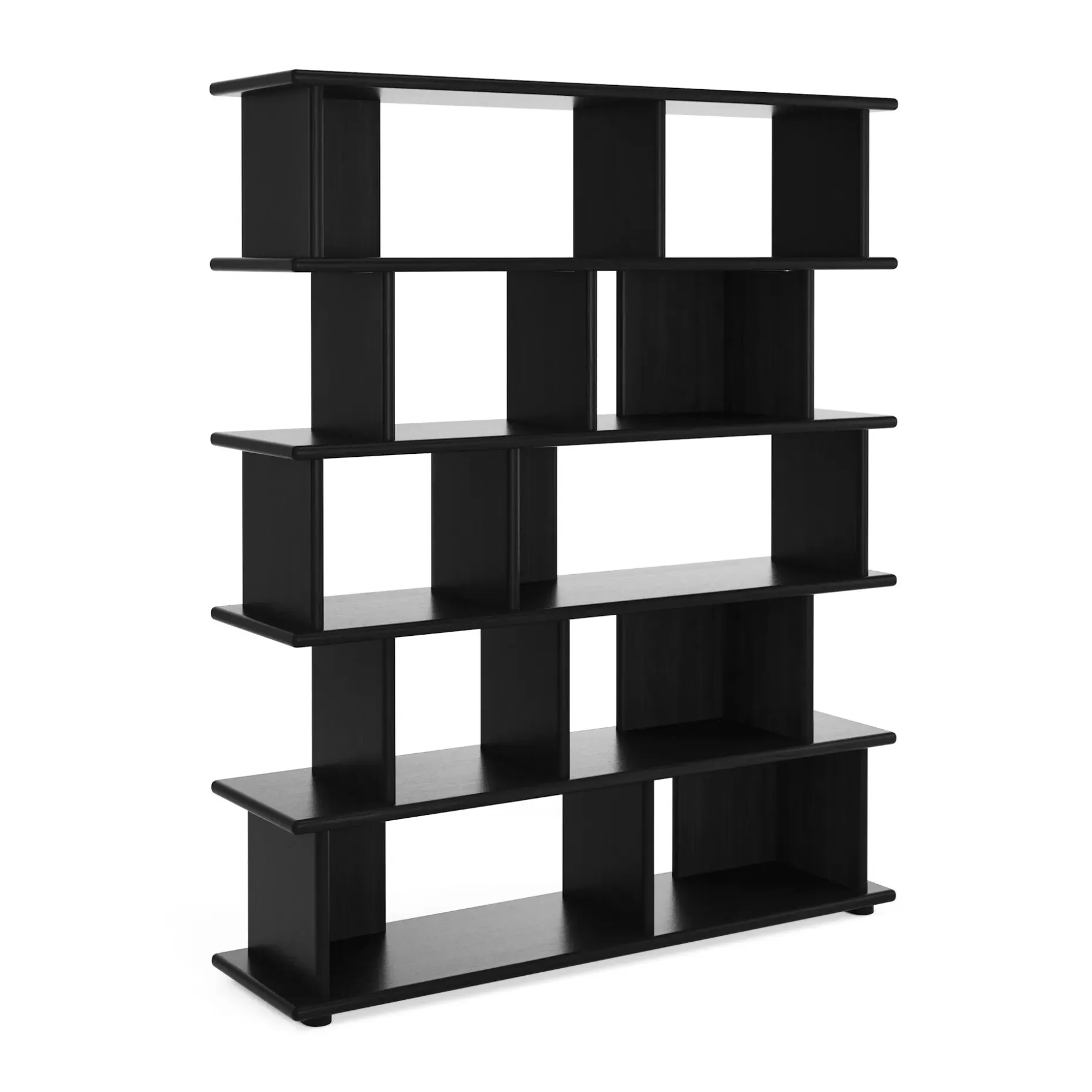 Lafora 53" Bookcase, Tall - Black