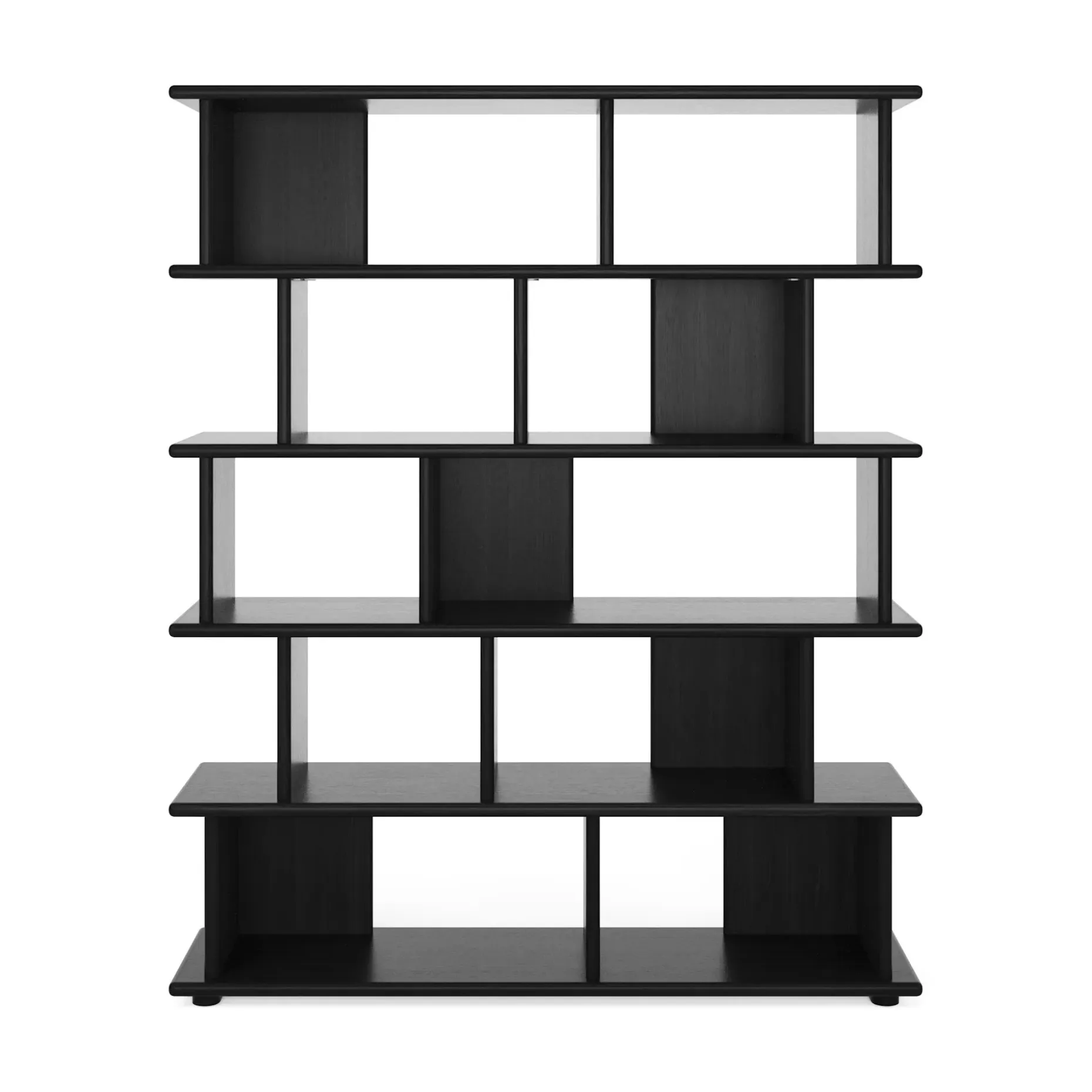 Lafora 53" Bookcase, Tall - Black