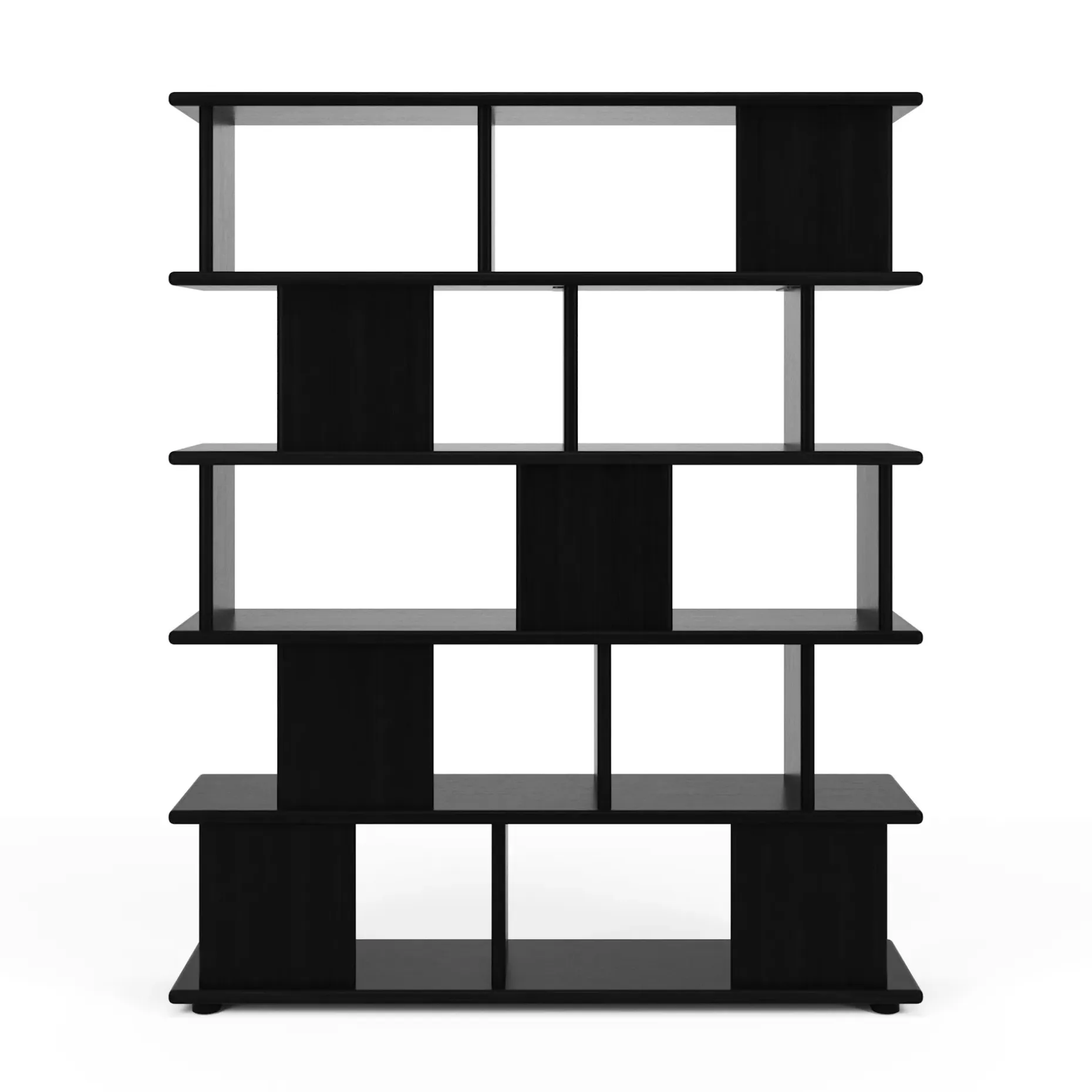 Lafora 53" Bookcase, Tall - Black
