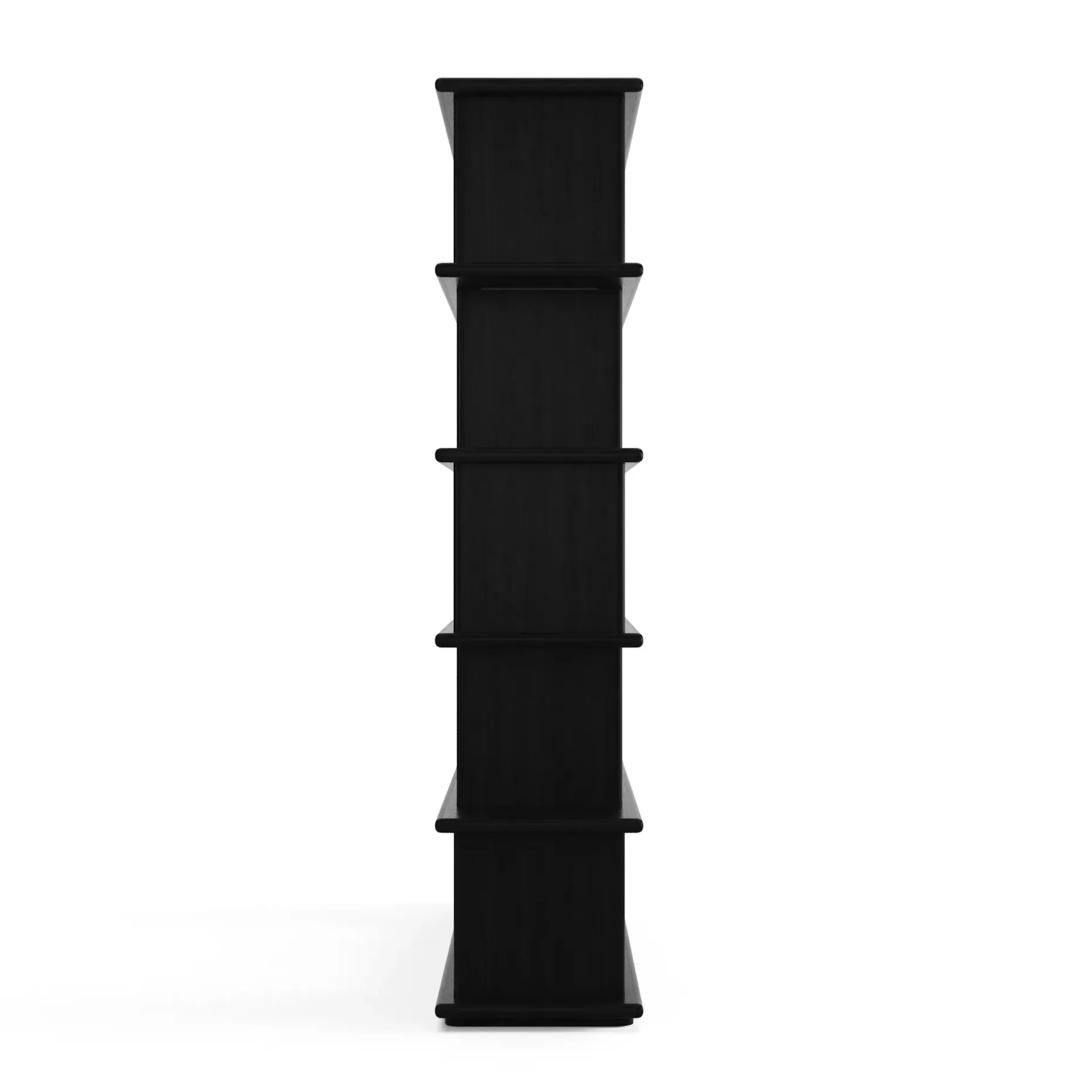 Lafora 53" Bookcase, Tall - Black