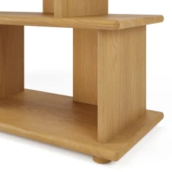 Lafora 53" Bookcase, Tall - Natural Oak