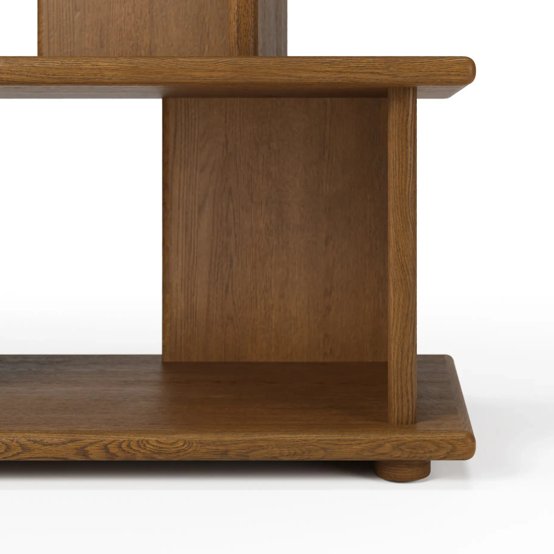 Lafora 53" Bookcase, Tall - Smoked Oak