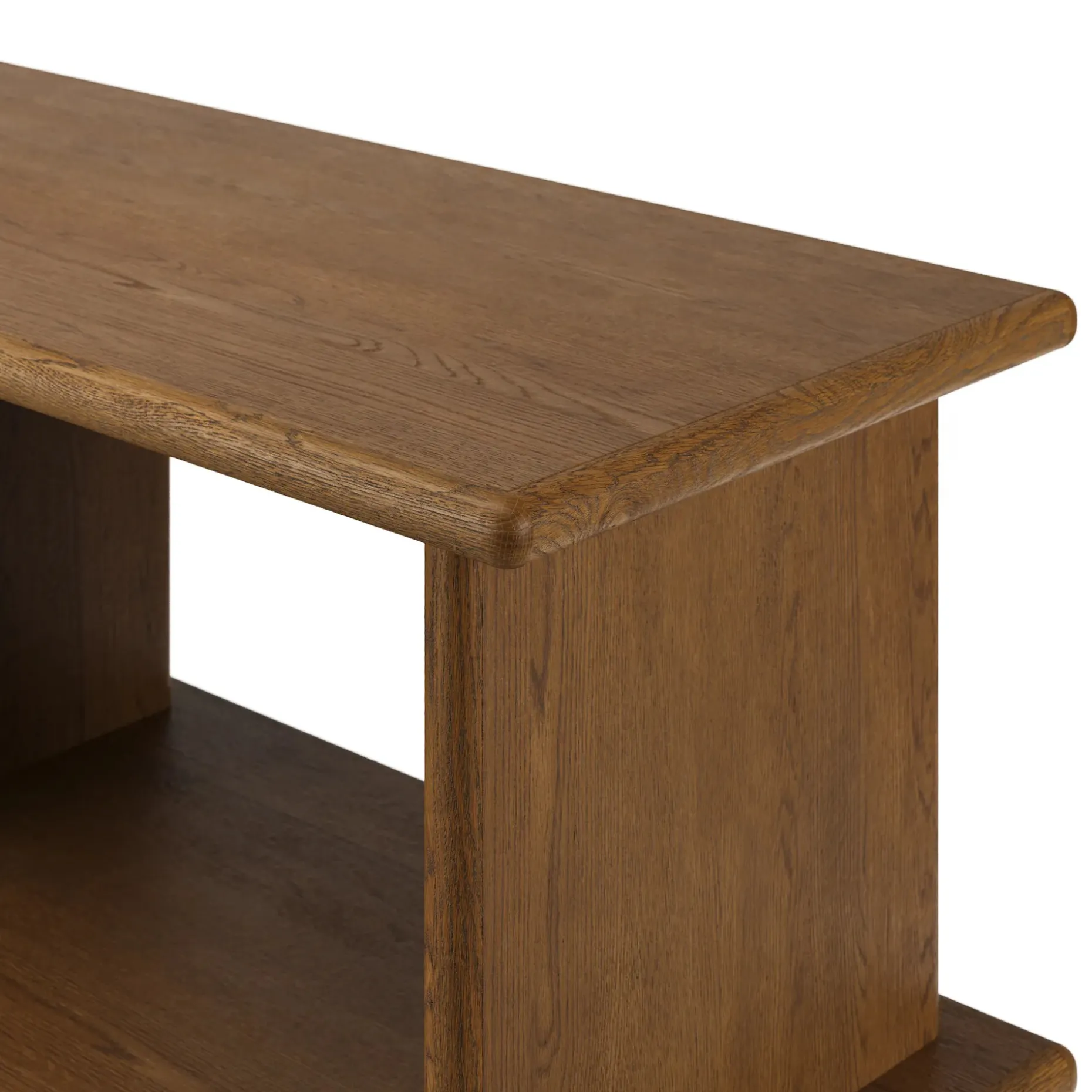 Lafora 53" Bookcase, Tall - Smoked Oak
