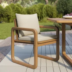 Laholm Outdoor Dining Chair - Dravite Ivory