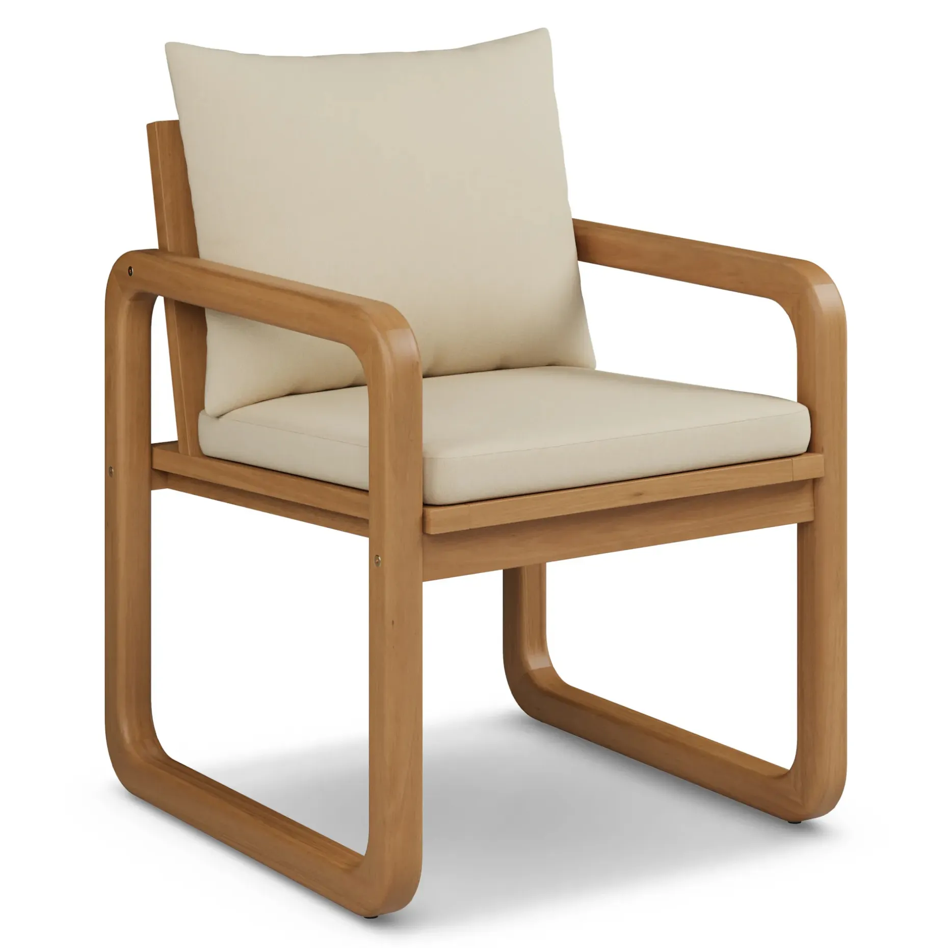 Laholm Outdoor Dining Chair - Dravite Ivory