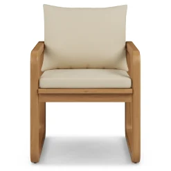 Laholm Outdoor Dining Chair - Dravite Ivory