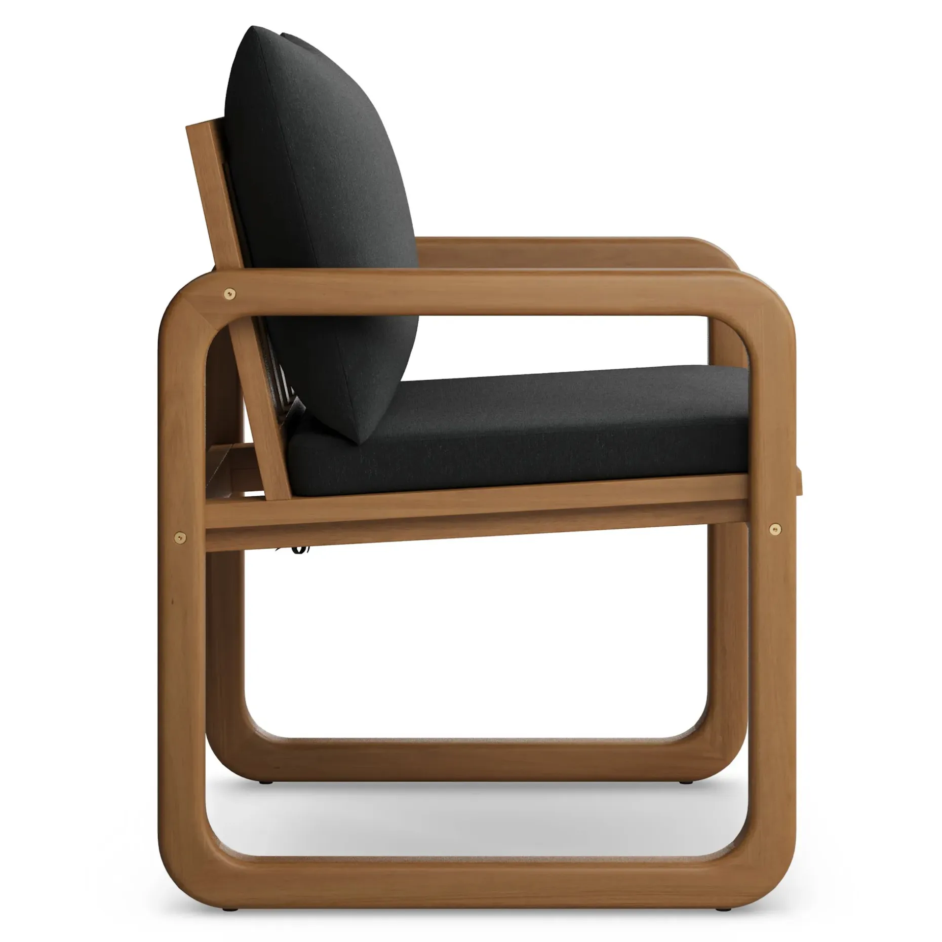 Laholm Outdoor Dining Chair - Dravite Black
