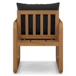 Laholm Outdoor Dining Chair - Dravite Black