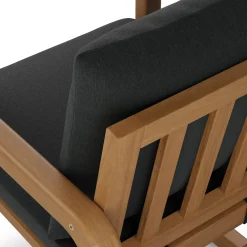 Laholm Outdoor Dining Chair - Dravite Black