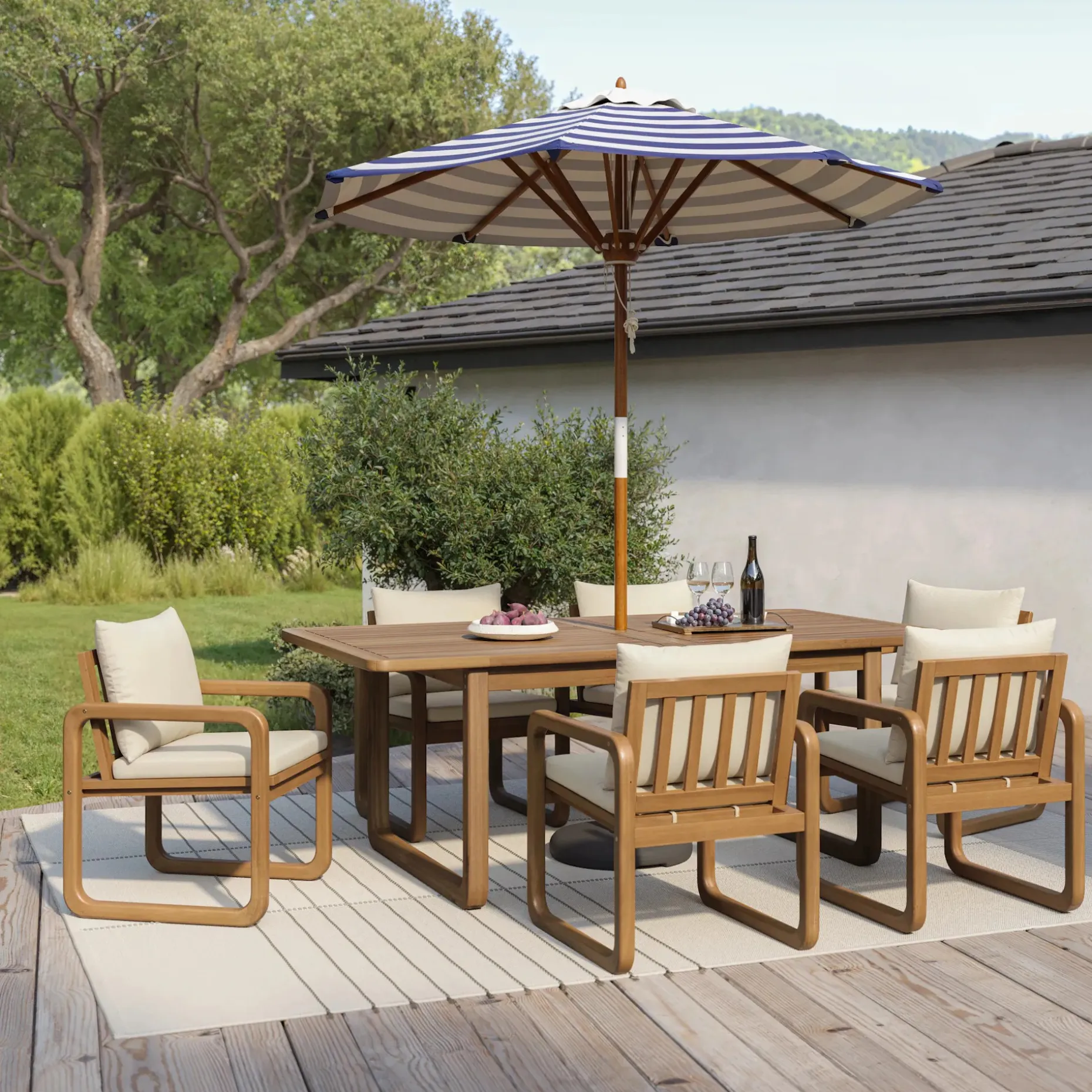 Laholm Outdoor Dining Chair - Dravite Black